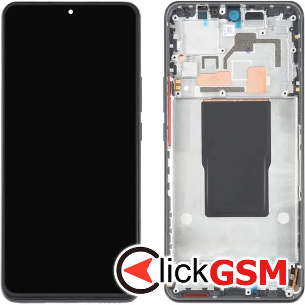 Piesa Display Cu Touchscreen Si Rama Negru Xiaomi Redmi K50 Ultra  4xry