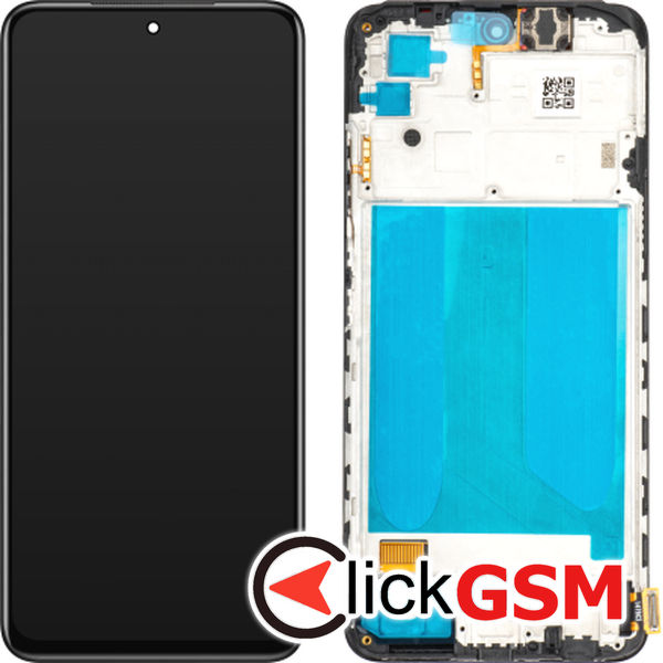 Piesa Display Cu Touchscreen Si Rama Negru Xiaomi Redmi Note 10 49n4