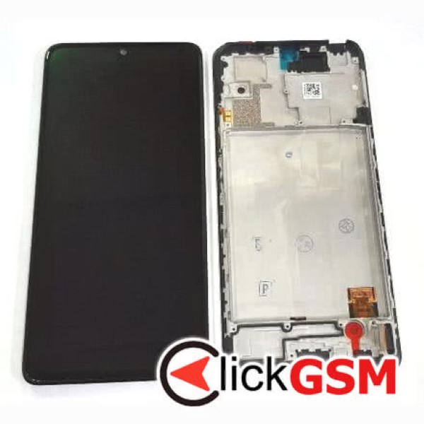 Piesa Display Cu Touchscreen Si Rama Negru Xiaomi Redmi Note 10 Pro 39vu