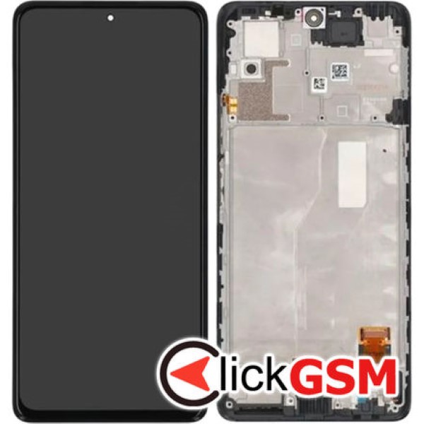 Piesa Display Cu Touchscreen Si Rama Negru Xiaomi Redmi Note 10 Pro 3g3j