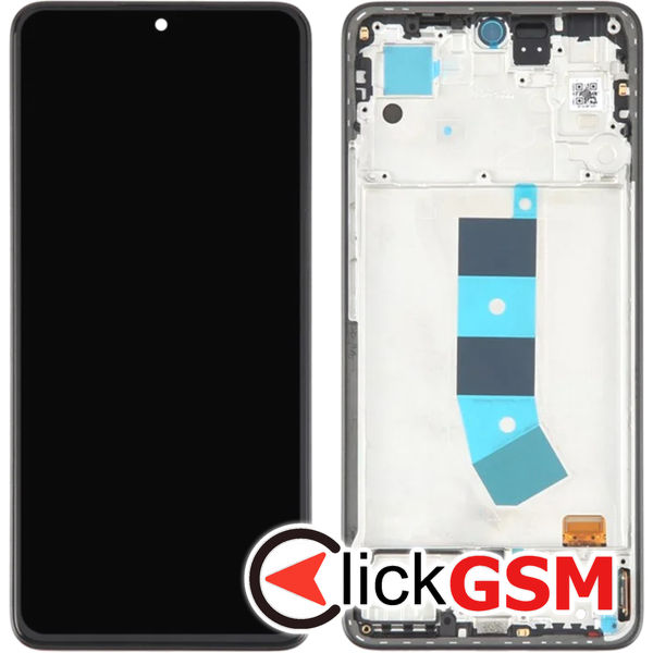 Piesa Piesa Display Cu Touchscreen Si Rama Negru Xiaomi Redmi Note 13 4xe0