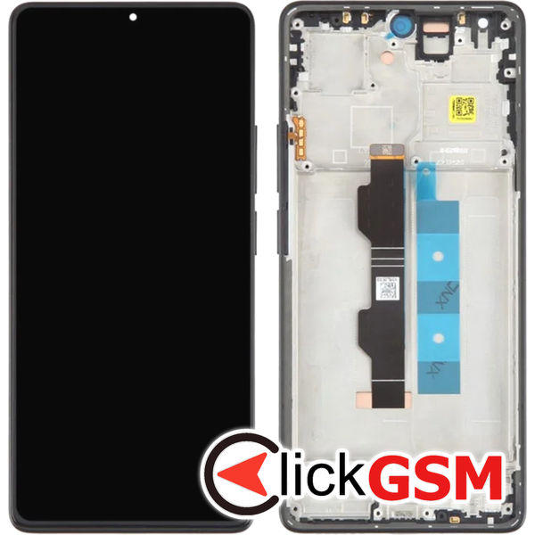 Piesa Display Cu Touchscreen Si Rama Negru Xiaomi Redmi Note 13 Pro 4xej