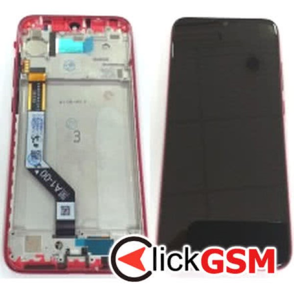 Piesa Display Cu Touchscreen Si Rama Negru Xiaomi Redmi Note 7 3aau