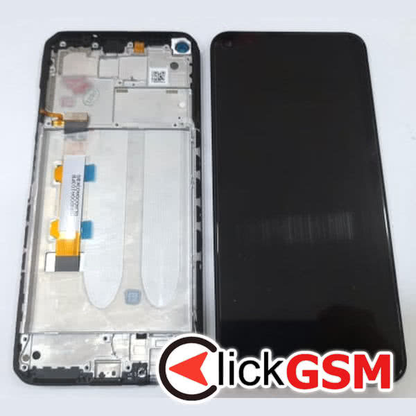 Piesa Piesa Display Cu Touchscreen Si Rama Negru Xiaomi Redmi Note 9t 1d67