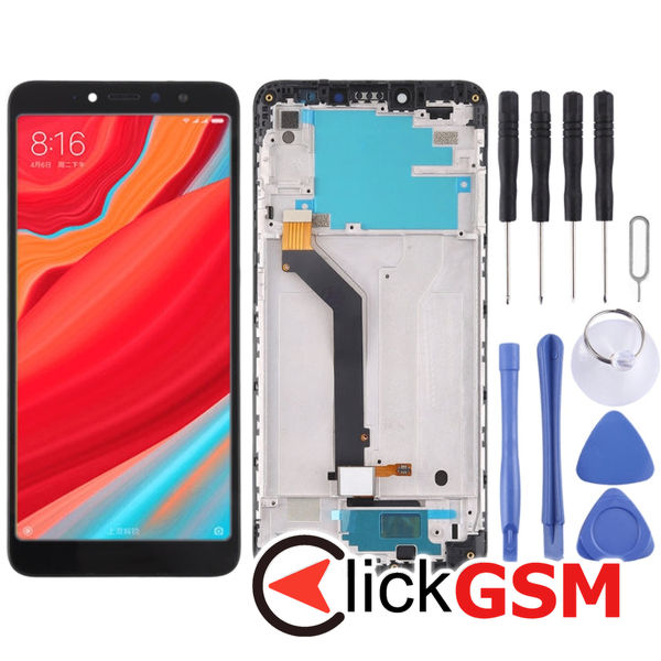 Piesa Display Cu Touchscreen Si Rama Negru Xiaomi Redmi S2 25i9