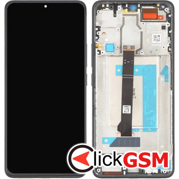 Piesa Display Cu Touchscreen Si Rama Negru Xiaomi Redmi Turbo 3 4vq4