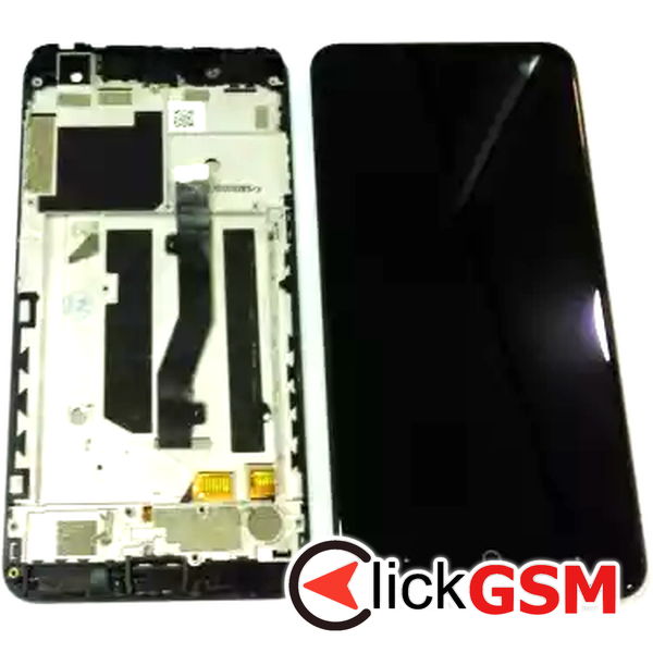 Piesa Piesa Display Cu Touchscreen Si Rama Negru Zte Blade V8 Mini 2mk0