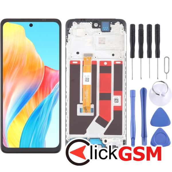 Piesa Display Cu Touchscreen Si Rama Oppo A1 4hgj