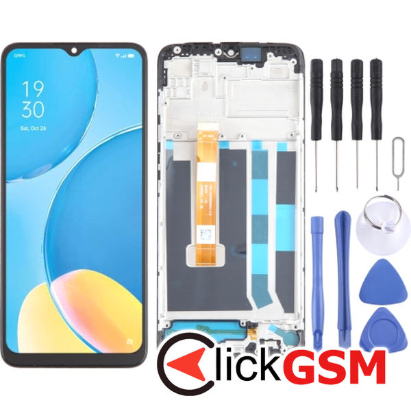 Piesa Piesa Display Cu Touchscreen Si Rama Oppo A15s 2zxu