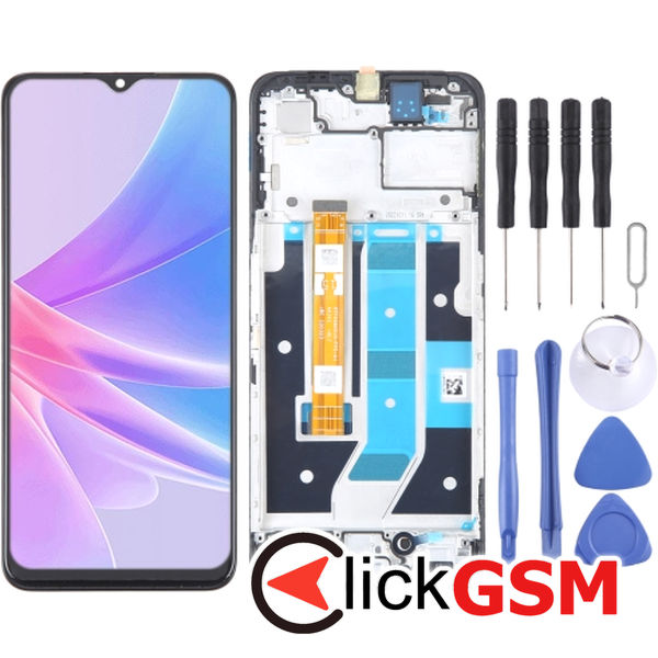 Piesa Display Cu Touchscreen Si Rama Oppo A58 4g 2tcp