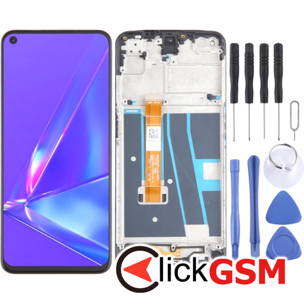 Piesa Piesa Display Cu Touchscreen Si Rama Oppo A72 2zjv