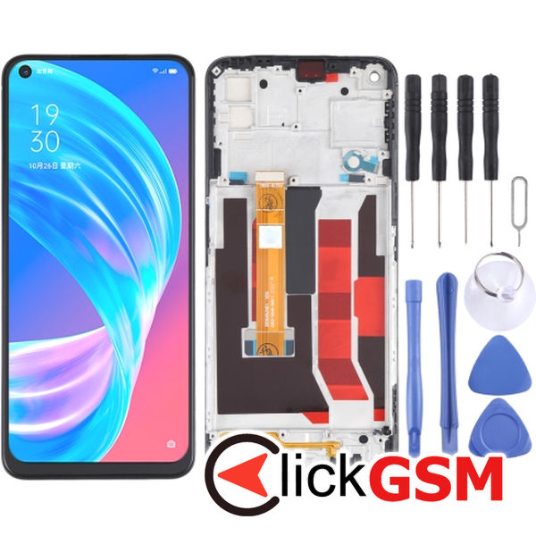 Piesa Display Cu Touchscreen Si Rama Oppo A72 5g 1xq9