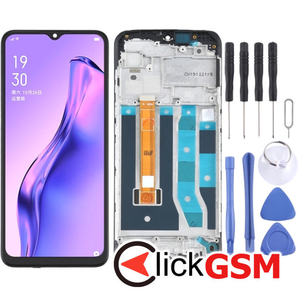 Piesa Display Cu Touchscreen Si Rama Oppo A8 1xtf