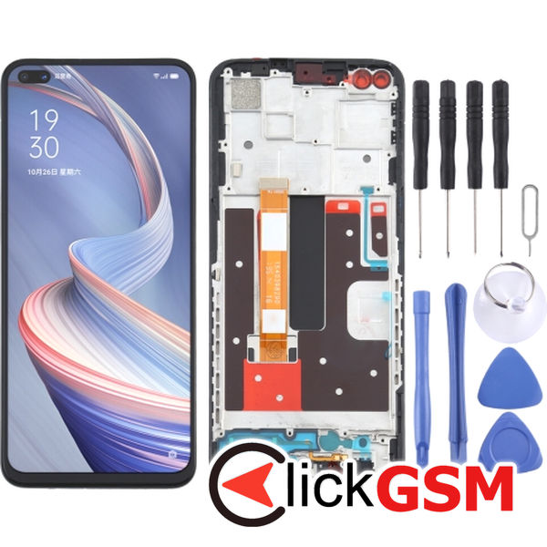 Piesa Display Cu Touchscreen Si Rama Oppo A92s 1xtb