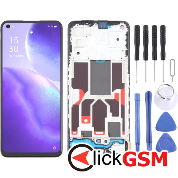 Piesa Display Cu Touchscreen Si Rama Oppo Find X3 Lite 2u69