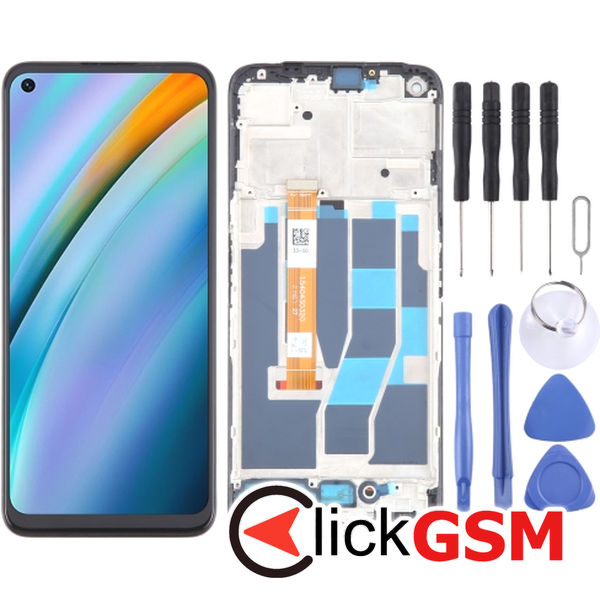 Piesa Display Cu Touchscreen Si Rama Oppo K9s 4hfo