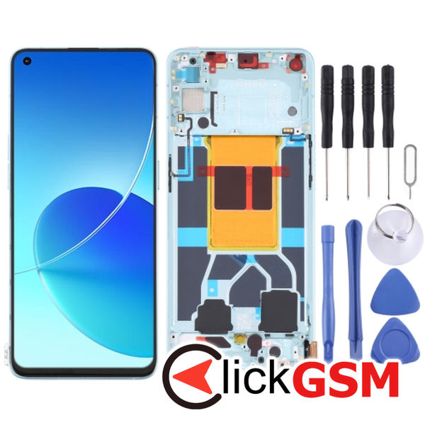 Piesa Display Cu Touchscreen Si Rama Oppo Reno6 5g 1xp5