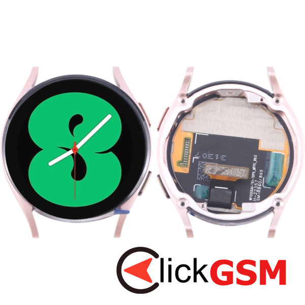 Piesa Display Cu Touchscreen Si Rama Pink Samsung Galaxy Watch 4 40mm Hgh