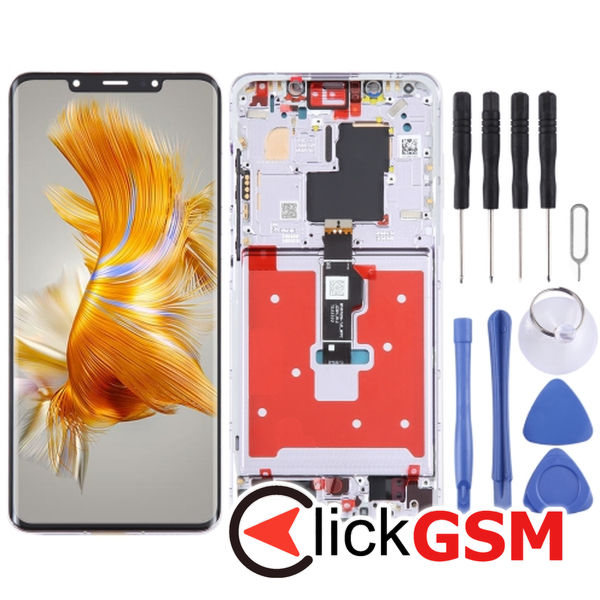 Piesa Display Cu Touchscreen Si Rama Purple Huawei Mate 50 Pro 4nb4