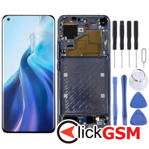 Piesa Piesa Display Cu Touchscreen Si Rama Purple Xiaomi Mi 11 25ze