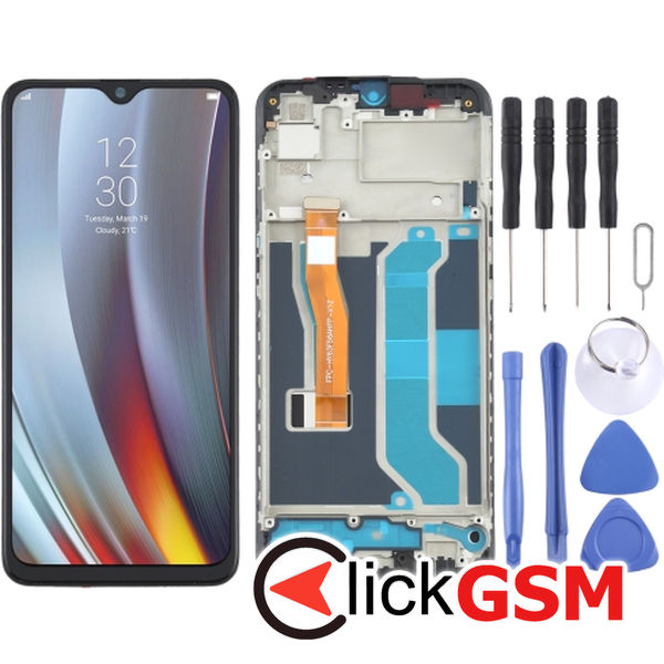 Piesa Display Cu Touchscreen Si Rama Realme 3 Pro 1xst