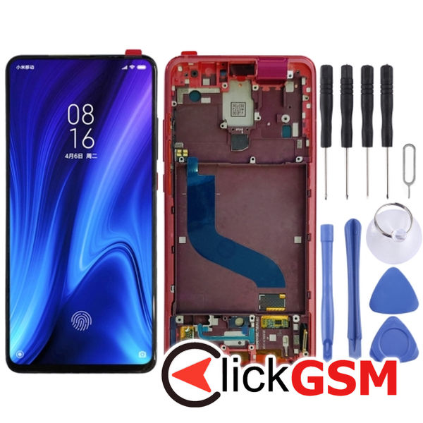 Piesa Piesa Display Cu Touchscreen Si Rama Red Xiaomi Redmi K20 2611