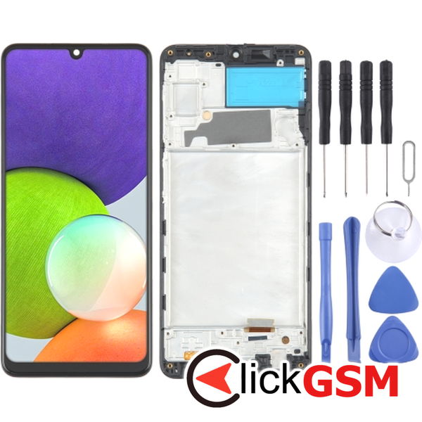 Piesa Display Cu Touchscreen Si Rama Samsung Galaxy A22 4ezn