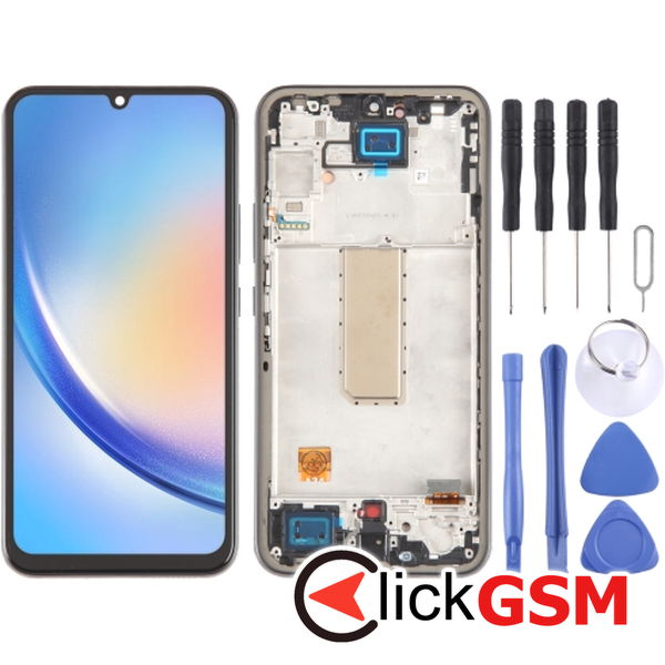 Piesa Display Cu Touchscreen Si Rama Samsung Galaxy A34 5g 4o2r