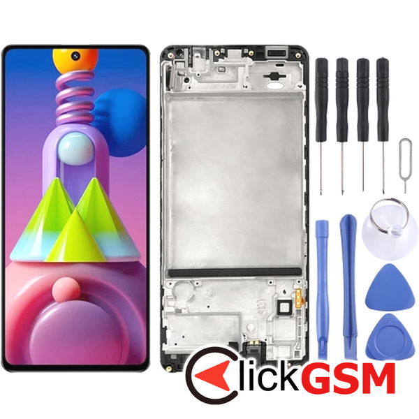 Piesa Display Cu Touchscreen Si Rama Samsung Galaxy M51 4f0u