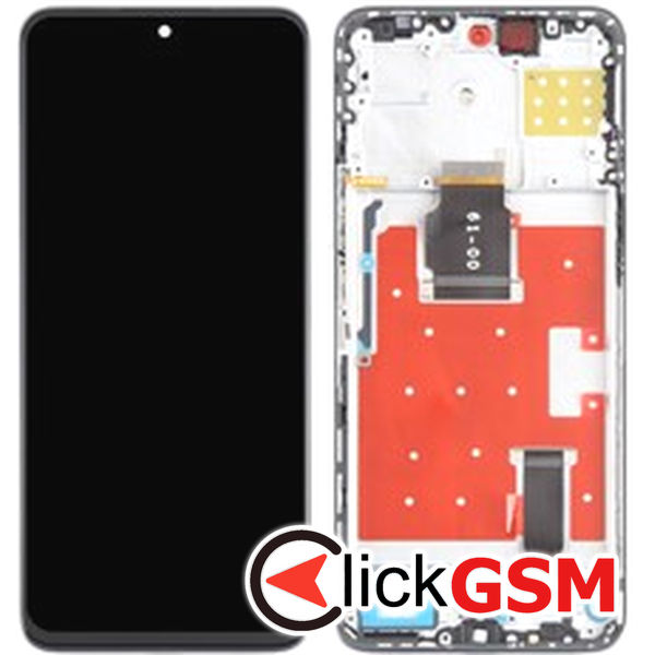 Piesa Display Cu Touchscreen Si Rama Silver Honor 90 Lite 348q