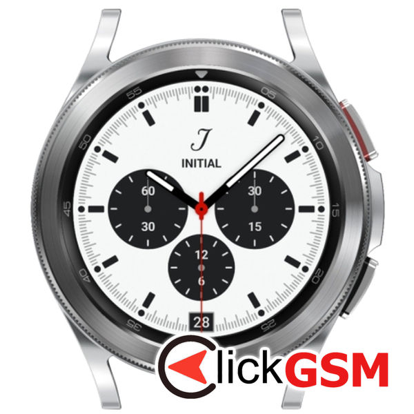 Piesa Display Cu Touchscreen Si Rama Silver Samsung Galaxy Watch 4 44mm 2tpn