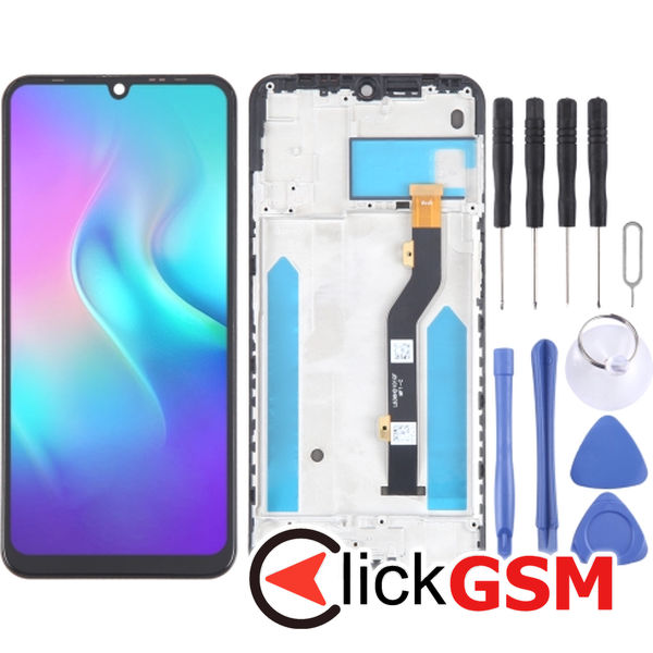 Piesa Piesa Display Cu Touchscreen Si Rama Tecno Phantom 9 2tl8