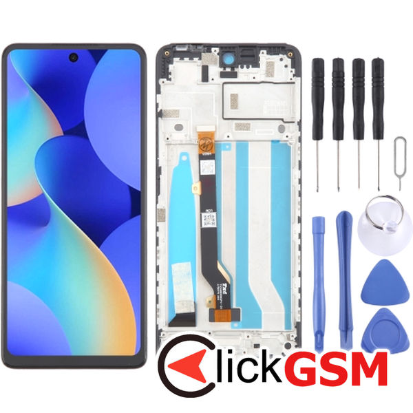 Piesa Display Cu Touchscreen Si Rama Tecno Spark 10 Pro 1eoh