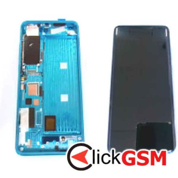 Piesa Display Cu Touchscreen Si Rama Verde Xiaomi Mi 10 37n3