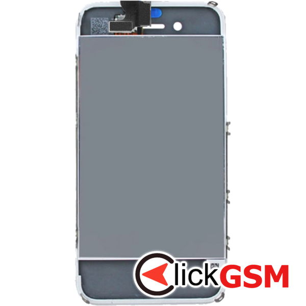 Piesa Display Cu Touchscreen Si Rama White Apple Iphone 4 4633