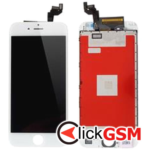 Piesa Display Cu Touchscreen Si Rama White Apple Iphone 6s 405z