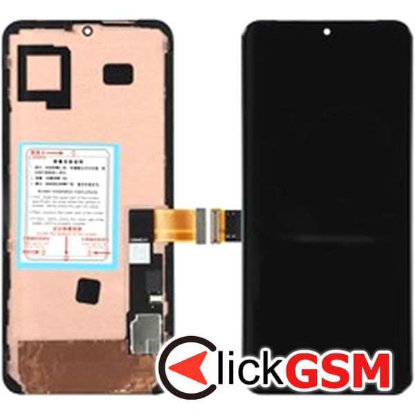 Piesa Display Cu Touchscreen Si Rama White Google Pixel 8 55lg