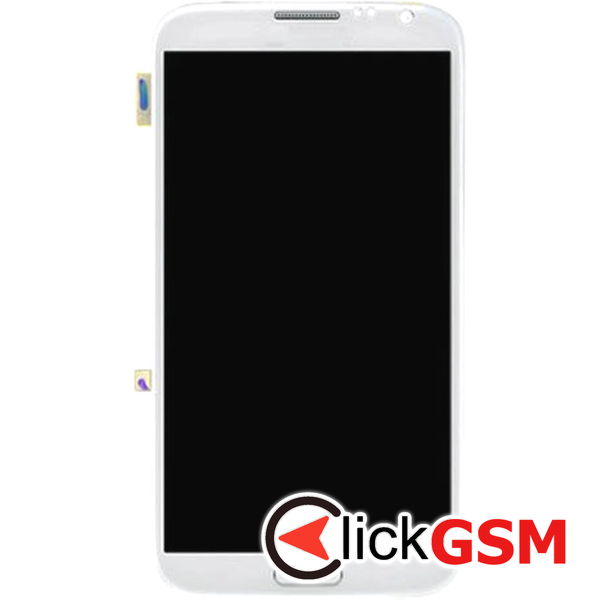 Piesa Display Cu Touchscreen Si Rama White Samsung Galaxy Note 2 4eta