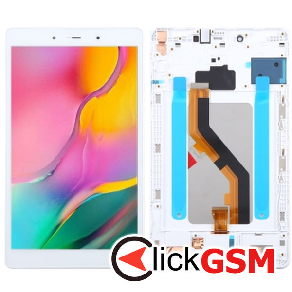 Piesa Piesa Display Cu Touchscreen Si Rama White Samsung Galaxy Tab A 8.0 2019 4eyf