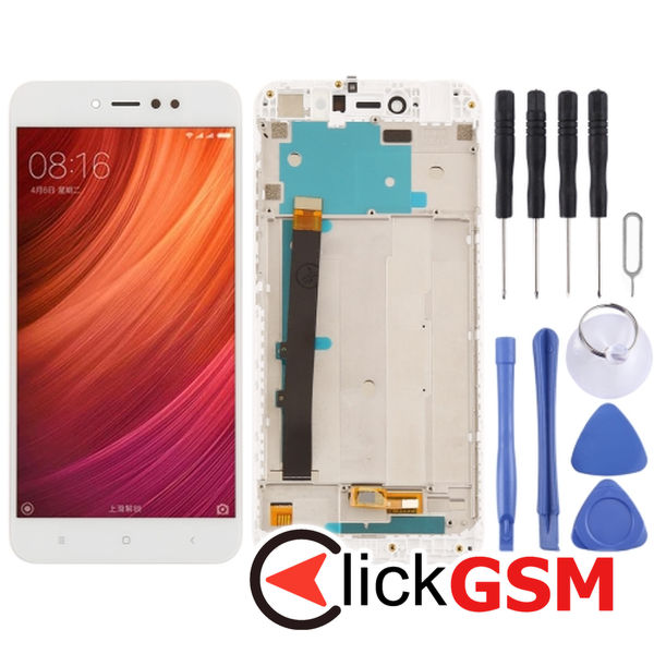 Piesa Piesa Display Cu Touchscreen Si Rama White Xiaomi Redmi Note 5a 25it