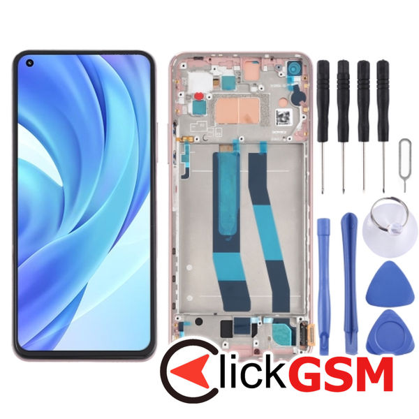 Piesa Display Cu Touchscreen Si Rama Xiaomi Mi 11 Lite 25z3