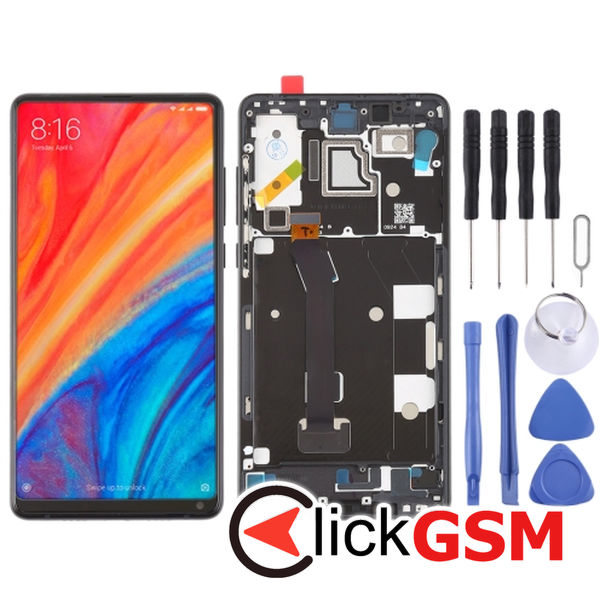 Piesa Display Cu Touchscreen Si Rama Xiaomi Mi Mix 2s 25jc