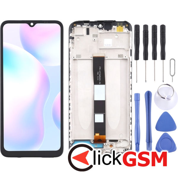 Piesa Display Cu Touchscreen Si Rama Xiaomi Redmi 9a 25j6