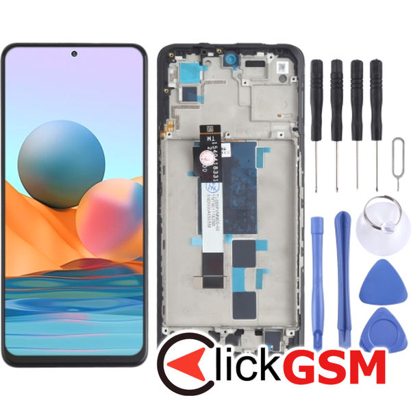 Piesa Piesa Display Cu Touchscreen Si Rama Xiaomi Redmi Note 10 Pro 5g 25yd