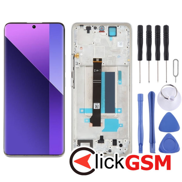 Piesa Display Cu Touchscreen Si Rama Xiaomi Redmi Note 13 Pro.plus 433x