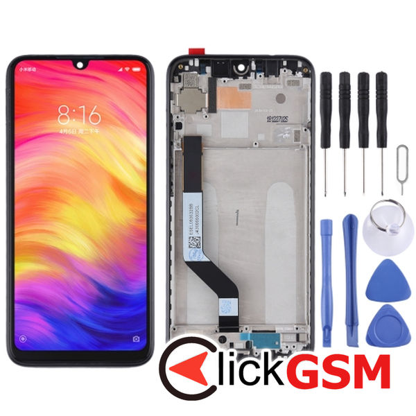 Piesa Display Cu Touchscreen Si Rama Xiaomi Redmi Note 7 25ik