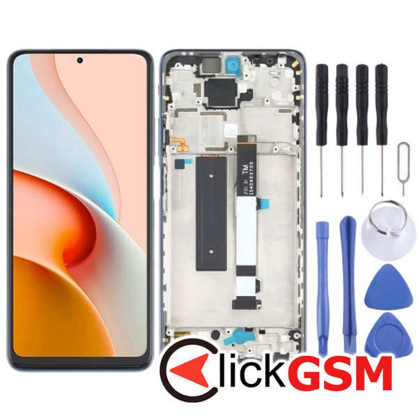 Piesa Display Cu Touchscreen Si Rama Xiaomi Redmi Note 9 Pro 5g 25yi