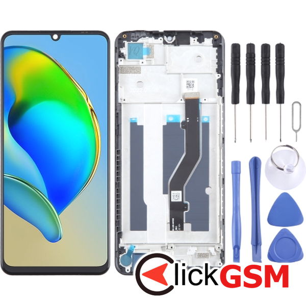 Piesa Piesa Display Cu Touchscreen Si Rama Zte Blade V40 Vita 3g0u