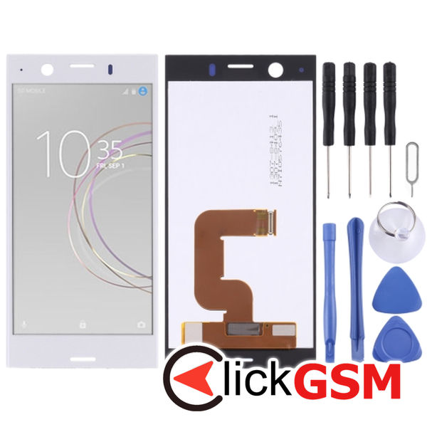 Piesa Piesa Display Cu Touchscreen Silver Sony Xperia Xz1 Compact 2148