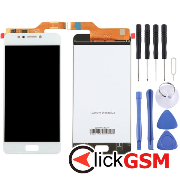 Piesa Display Cu Touchscreen White Asus Zenfone 4 Max 25cu